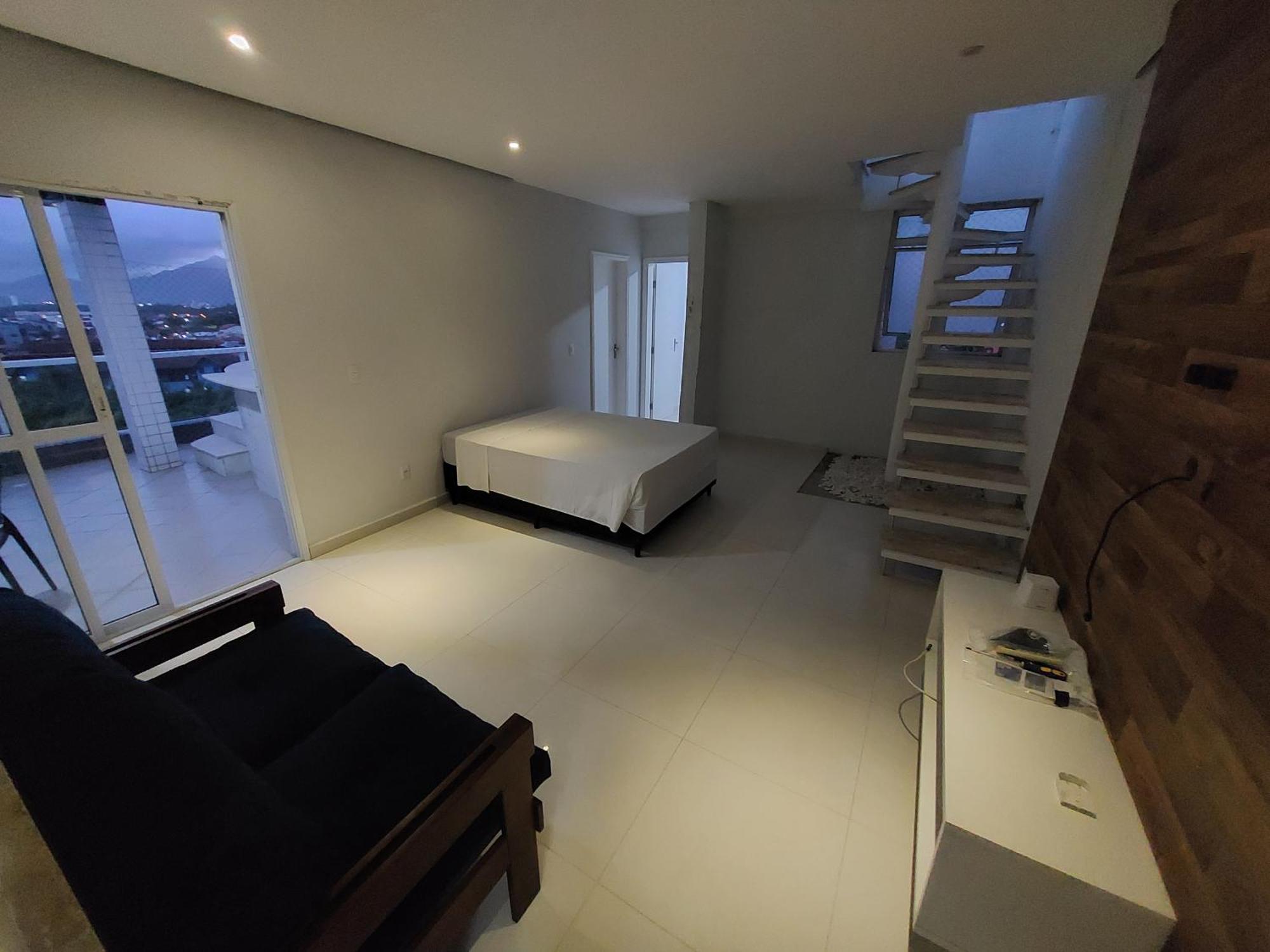 Apartamento A 50M Praia Maitinga, Wifi, Churrasqueira Na Varanda Бертиога Номер фото